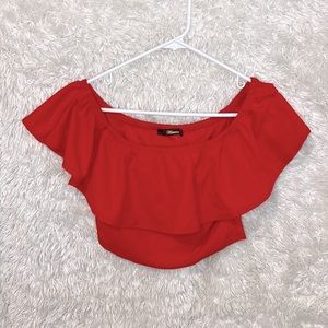 MINETTE Off the Shoulder Crop Top